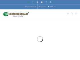 'everythingdinosaur.com' screenshot