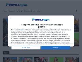 'pontilenews.it' screenshot