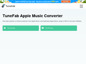 'tunefab.com' screenshot
