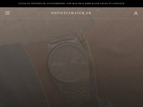 Notjustawatch homepage screenshot