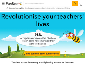 'planbee.com' screenshot