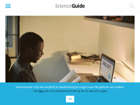 'scienceguide.nl' screenshot