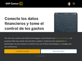'concur.com.mx' screenshot