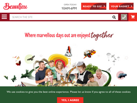 'beaulieu.co.uk' screenshot