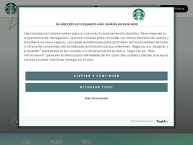 'starbucks.es' screenshot