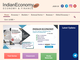 'indianeconomy.net' screenshot