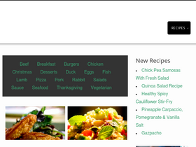 'chefesrecipes.com' screenshot
