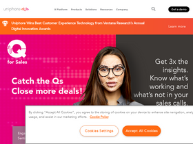 'uniphore.com' screenshot