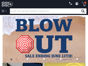 'elusivedisc.com' screenshot