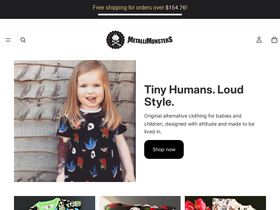 Metallimonsters homepage screenshot