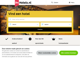'hotels.nl' screenshot
