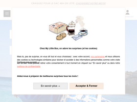 'mylittlebox.fr' screenshot