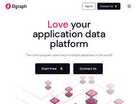 'dgraph.io' screenshot