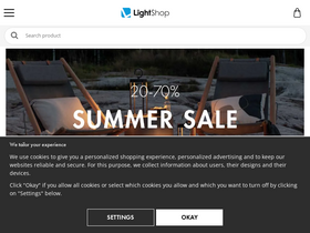 'lightshop.com' screenshot