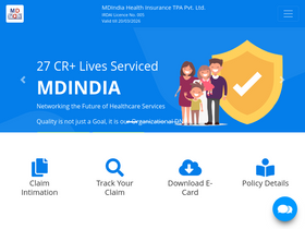 'mdindiaonline.com' screenshot