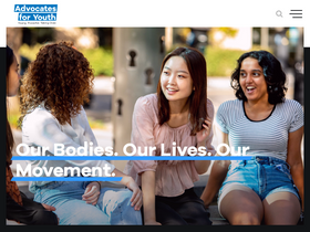 'advocatesforyouth.org' screenshot