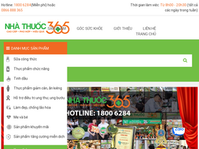 'nhathuoc365.vn' screenshot