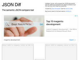 'jsondiff.com' screenshot