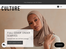 'culturehijab.com' screenshot