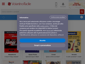 'volantinofacile.it' screenshot