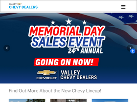 'valleychevy.com' screenshot