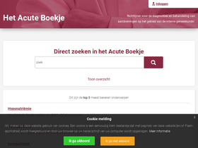 'hetacuteboekje.nl' screenshot