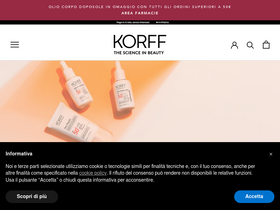 'korff.it' screenshot