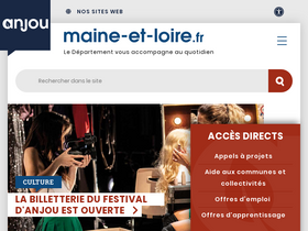 'maine-et-loire.fr' screenshot