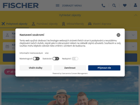 'fischer.cz' screenshot