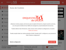 'orquestasdegalicia.es' screenshot