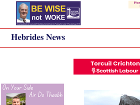 'hebrides-news.com' screenshot