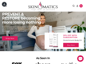 Skinomatics homepage screenshot
