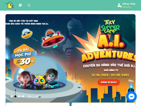 'teky.edu.vn' screenshot