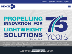 'zh.hexcel.com' screenshot