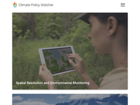 'climate-policy-watcher.org' screenshot