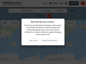'hallshire.com' screenshot