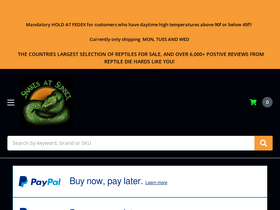 'snakesatsunset.com' screenshot