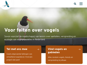'sovon.nl' screenshot