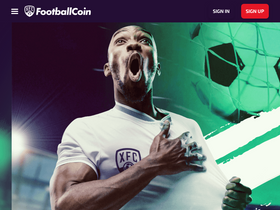 'footballcoin.io' screenshot