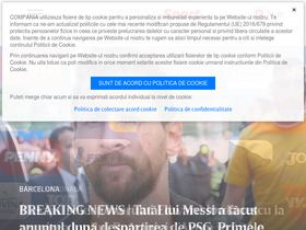 'primasport.ro' screenshot