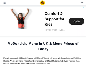 mcdmenu.co.uk