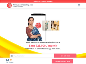 'shop101.com' screenshot