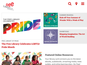 'freelibrary.org' screenshot