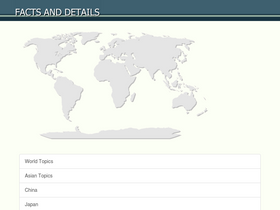 'factsanddetails.com' screenshot