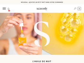 seasonly.fr website screenshot