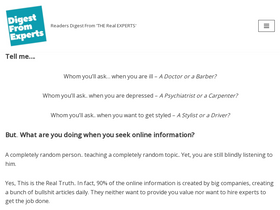 'digestfromexperts.com' screenshot