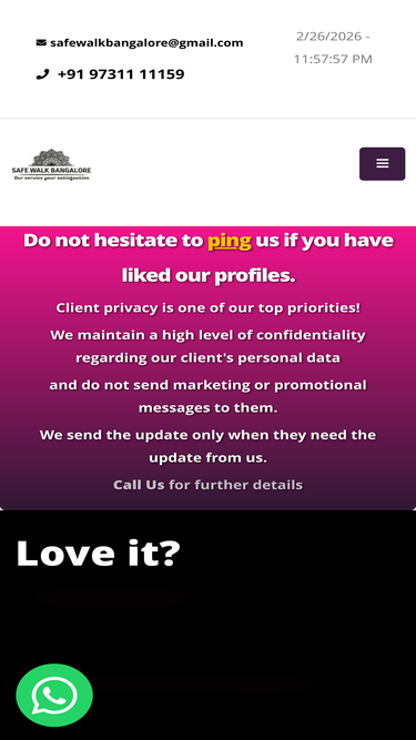 safewalkbangalore.com