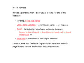 'szynalski.com' screenshot