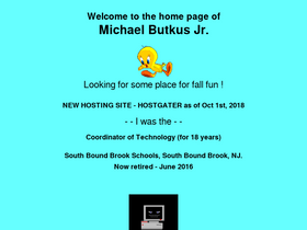 'butkus.org' screenshot