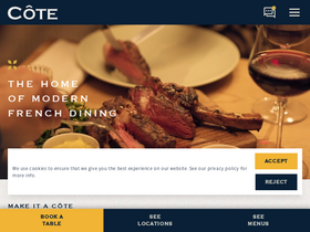 'cote.co.uk' screenshot